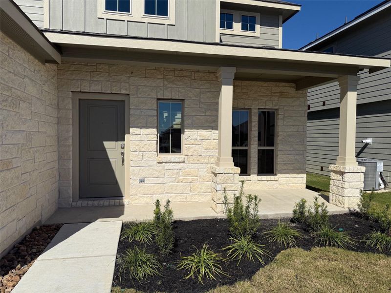 Exterior details and patio area of a home in Southern Pointe, College Station (Image 4).