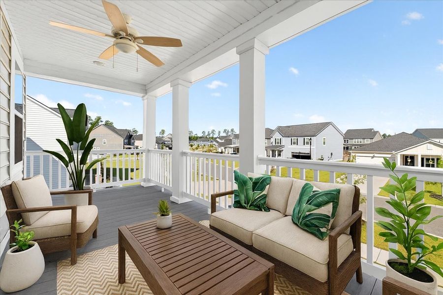 Furnished interior view inside a new home in , Summerville (Image 8).