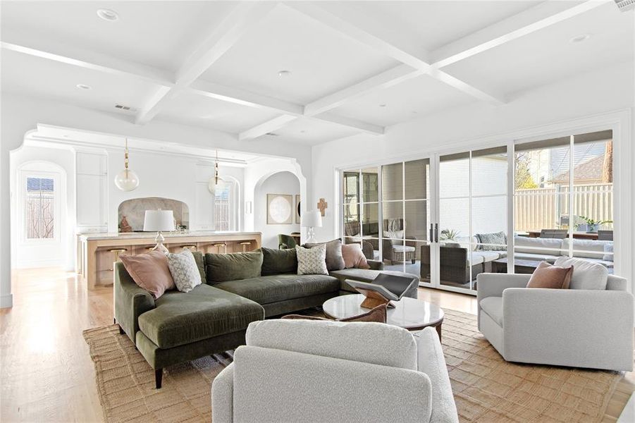 Furnished interior view inside a new home in , Dallas (Image 10).