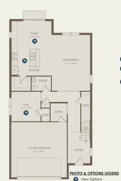 2D floor plan layout for the Pinecrest by Pulte Homes in Riversong, Parrish, FL (Image 5). 2D floor plan layout for the Pinecrest by Pulte Homes in Riversong, Parrish, FL (Image 5).