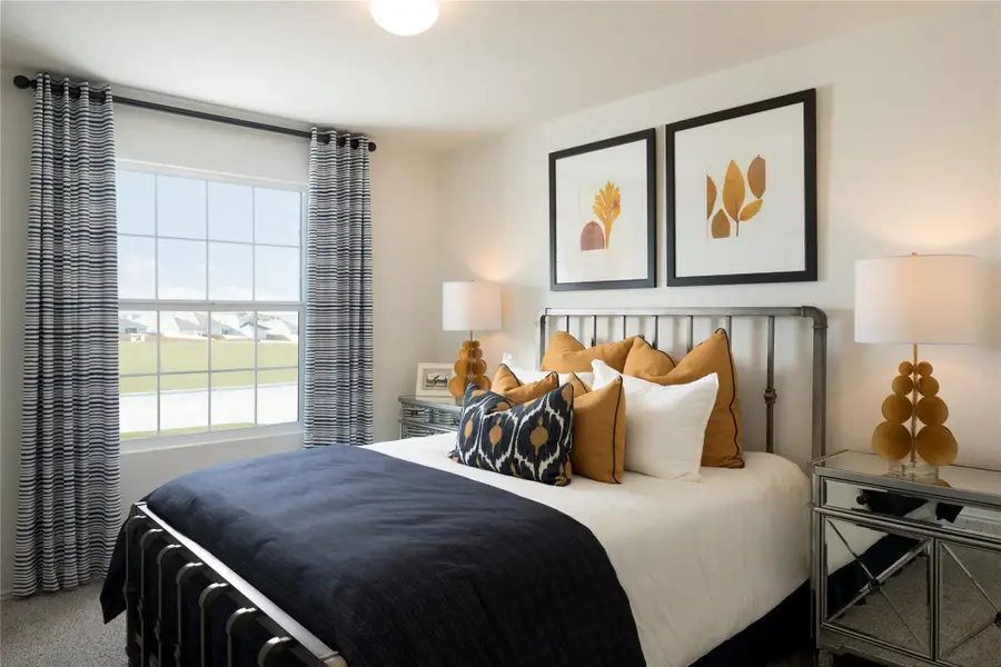 Furnished interior view inside a new home in Plum Creek North, Kyle (Image 7).