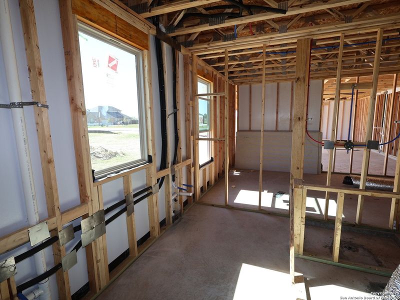 In-progress construction of a new home in Everly Estates, San Antonio, TX (Image 17). In-progress construction of a new home in Everly Estates, San Antonio, TX (Image 17).