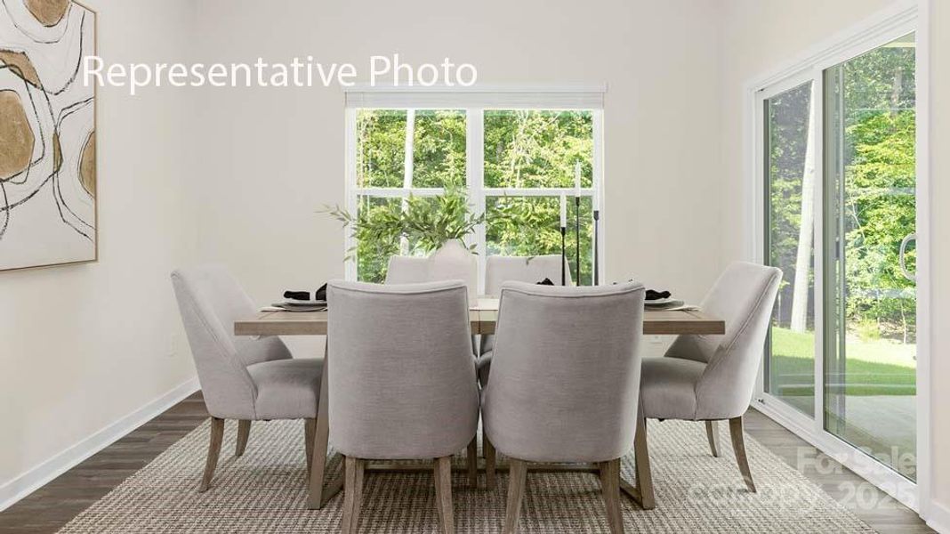 Furnished interior view inside a new home in The Hamptons at Hickory, Hickory (Image 8).