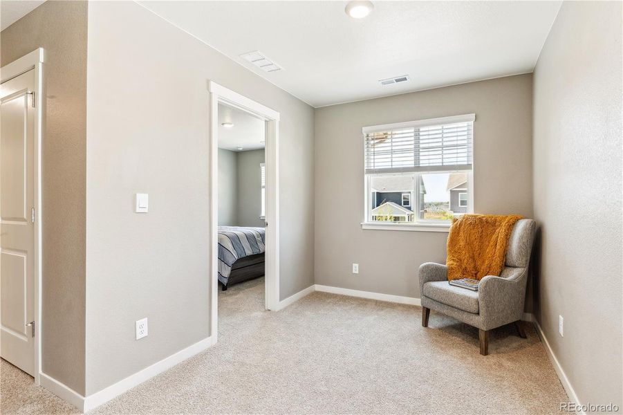 Furnished interior view inside a new home in Ridge at Johnstown, Johnstown (Image 16).