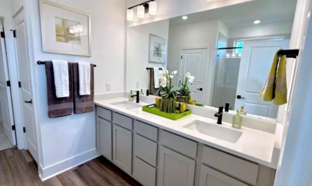 Furnished interior view inside a new home in Sage Collection – Freedom at Anthem, Kyle (Image 8).