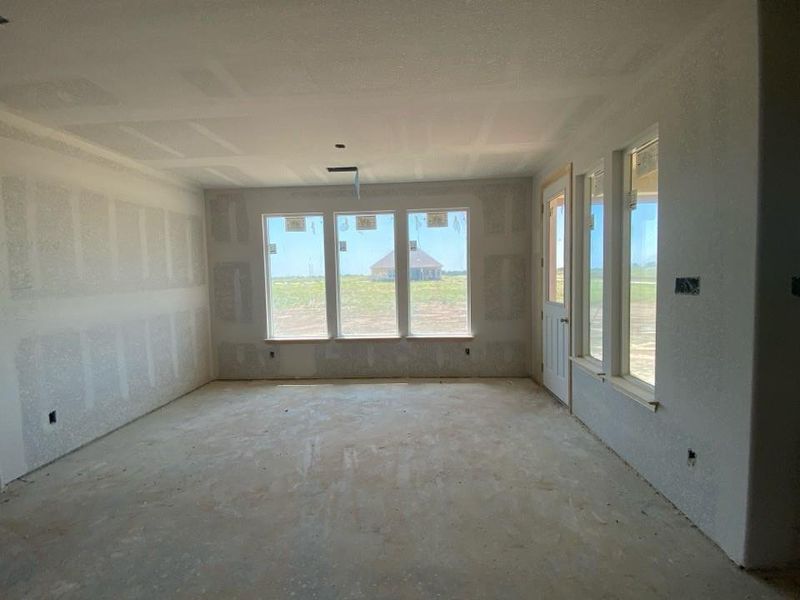 In-progress construction of a new home in Clear Sky Addition, Valley View, TX (Image 8).