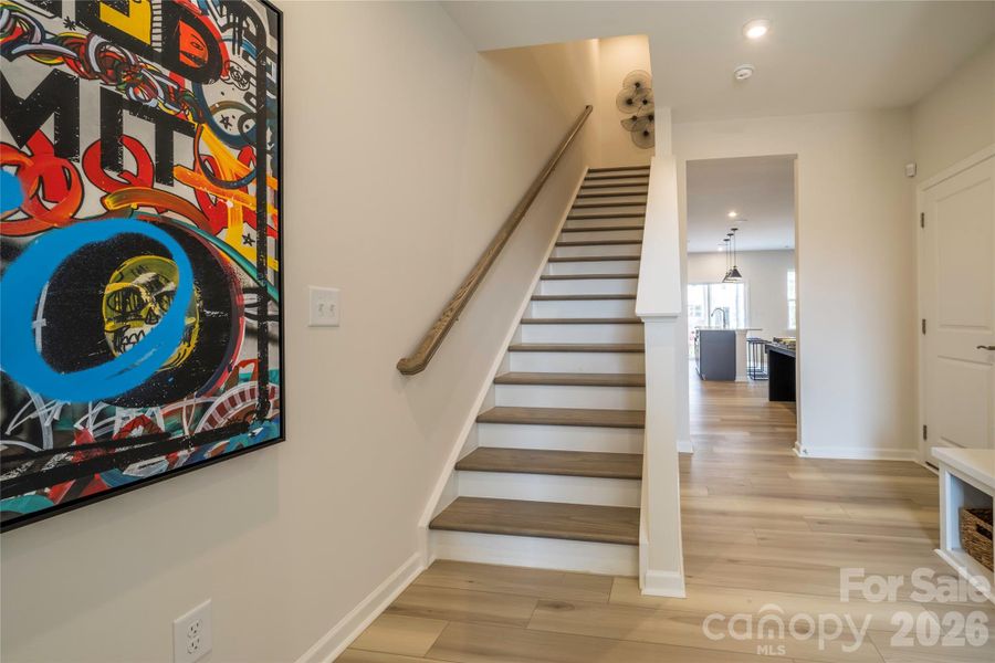 Oak box stairs