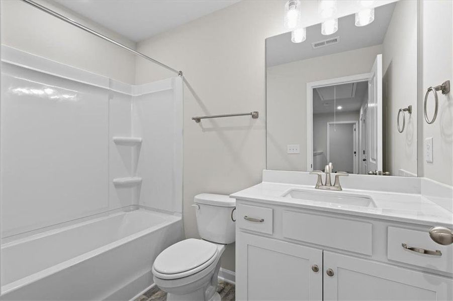 Furnished interior view inside a new home in Park Center Pointe, Austell (Image 4).