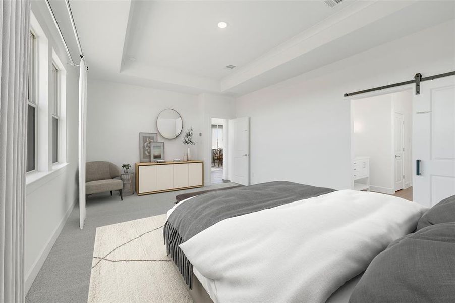 Furnished interior view inside a new home in Timberbrook, Justin (Image 8).