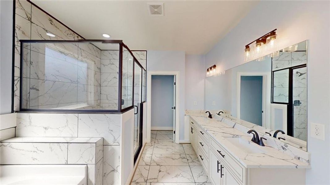 Furnished interior view inside a new home in , Conyers (Image 8).