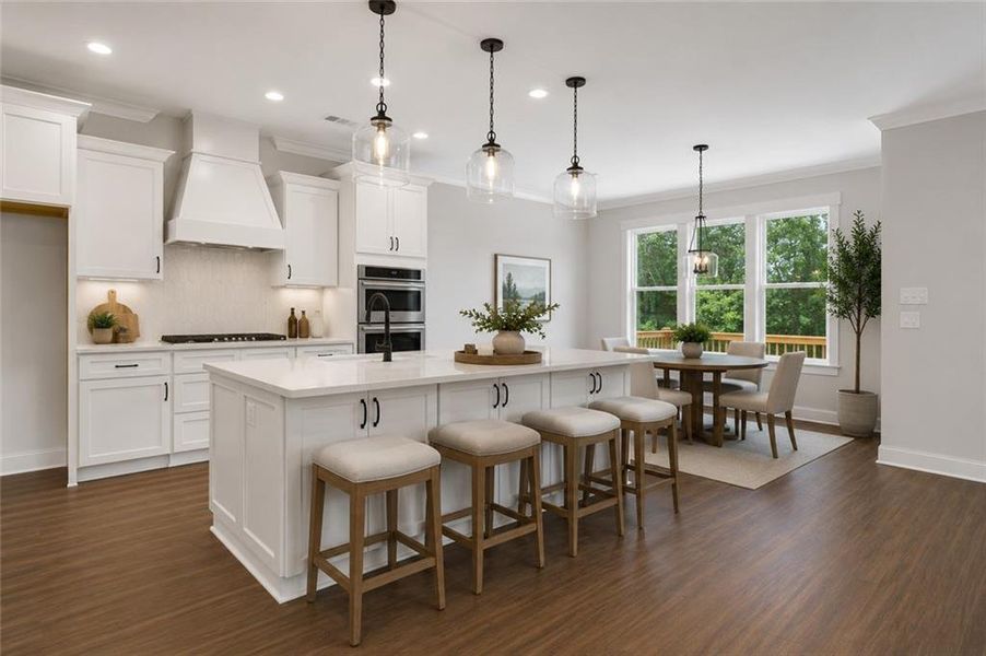 Furnished interior view inside a new home in Arbor West, Dawsonville (Image 10).