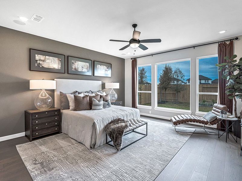 Furnished interior view inside a new home in Avalon at Cypress, Cypress (Image 4).