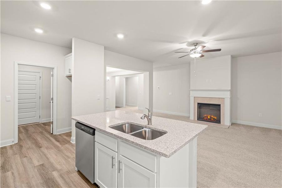 Furnished interior view inside a new home in Canterbury Villas, Carrollton (Image 4). Furnished interior view inside a new home in Canterbury Villas, Carrollton (Image 4).