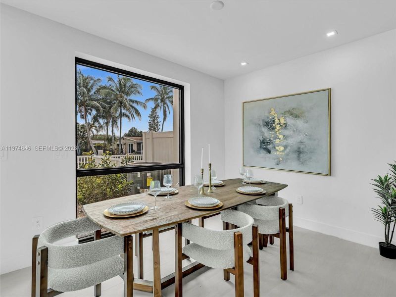 Furnished interior view inside a new home in , Dania Beach (Image 54).