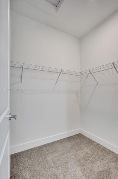 Primary walk in closet