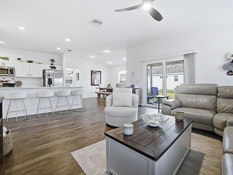 Furnished interior view inside a new home in , The Villages (Image 29).