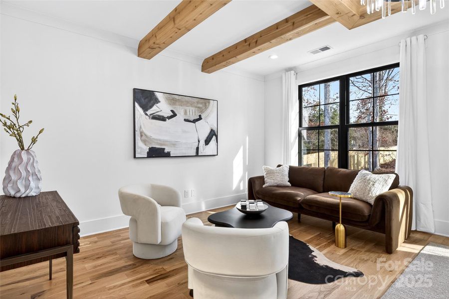 Furnished interior view inside a new home in , Charlotte (Image 10).