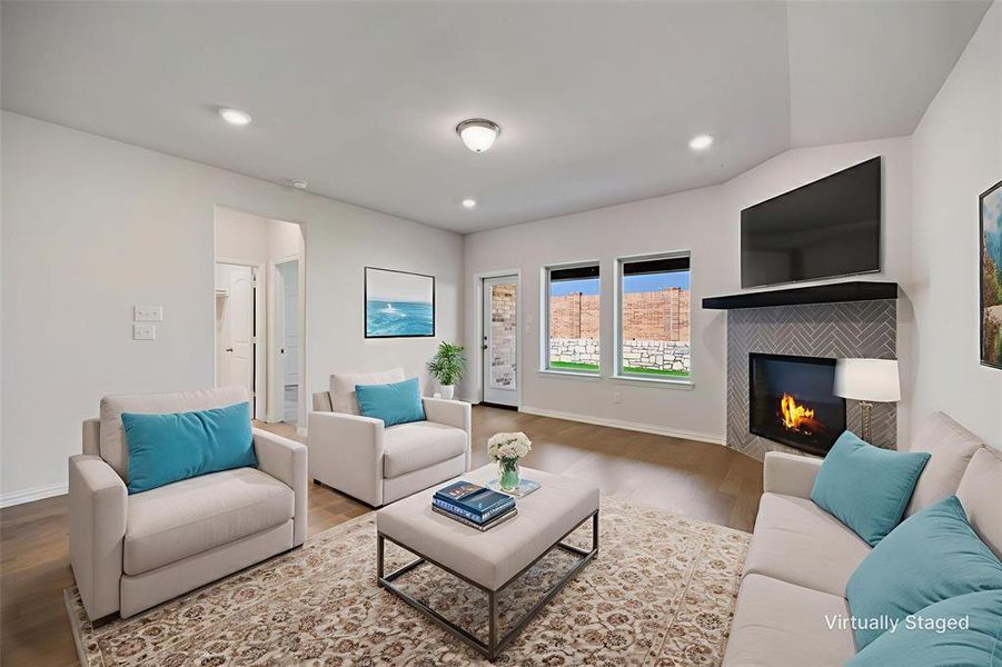 Furnished interior view inside a new home in , Princeton (Image 11).