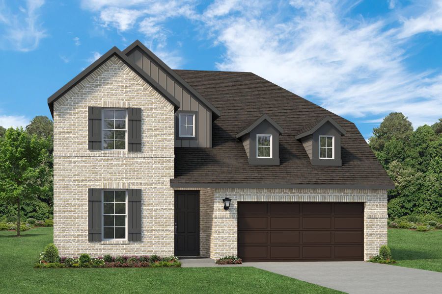 Representative exterior photo of a completed home built from the Republic by Rockwell Homes in Creekside, Royse City, TX (Image 33). Representative exterior photo of a completed home built from the Republic by Rockwell Homes in Creekside, Royse City, TX (Image 33).