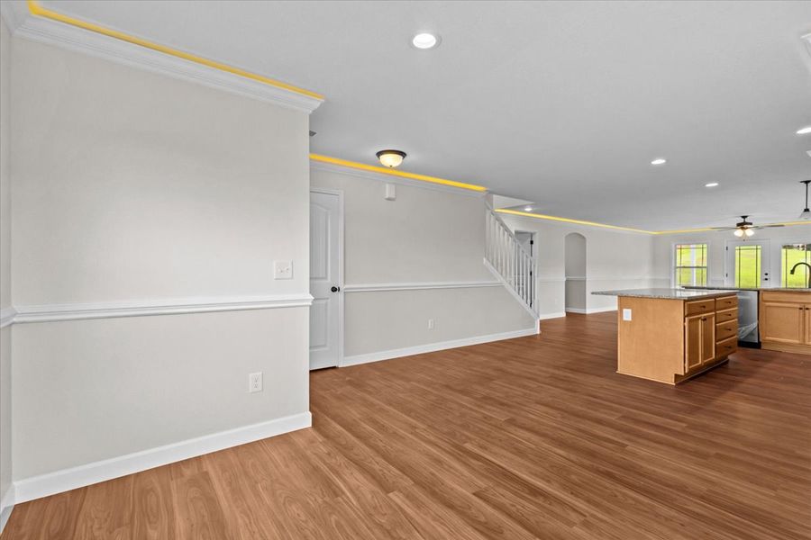 Representative unfurnished interior of a home built from the Ridge by Enchanted Homes in Lonesome Dove, San Antonio (Image 25).
