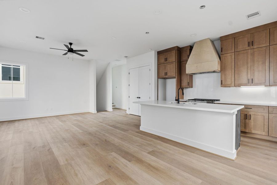 Furnished interior view inside a new home in , Houston (Image 8). Furnished interior view inside a new home in , Houston (Image 8).