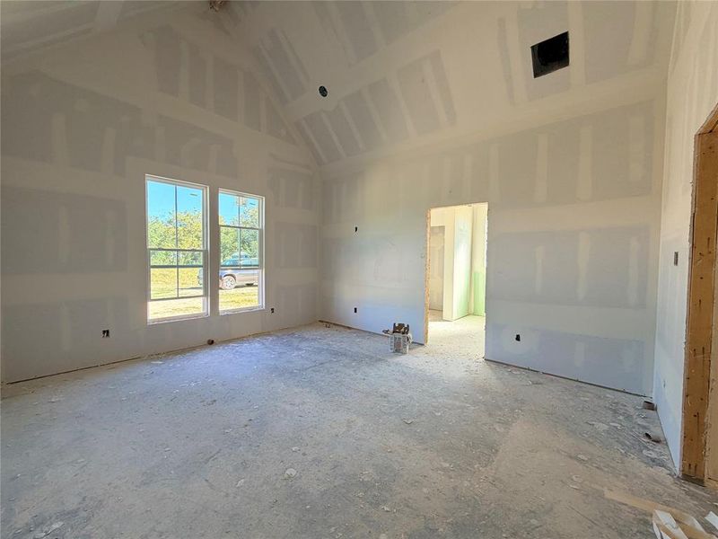 In-progress construction of a new home in Oak Water Ranch, Granbury, TX (Image 27). In-progress construction of a new home in Oak Water Ranch, Granbury, TX (Image 27).