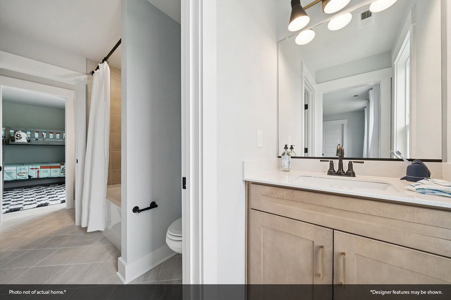 Furnished interior view inside a new home in Sweetbrier, Durham (Image 32).