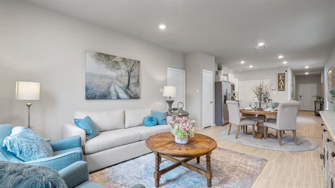 Furnished interior view inside a new home in Orchard Village, Fort Worth (Image 22).