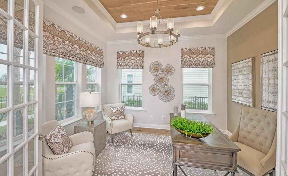 Furnished interior view inside a new home in Seven Pines, Jacksonville (Image 25).