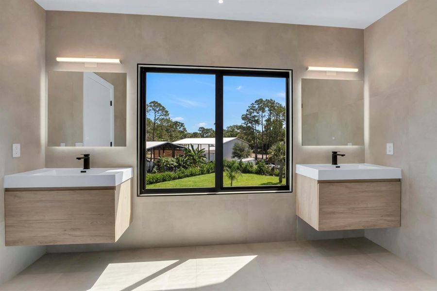 Furnished interior view inside a new home in , Jupiter (Image 10).