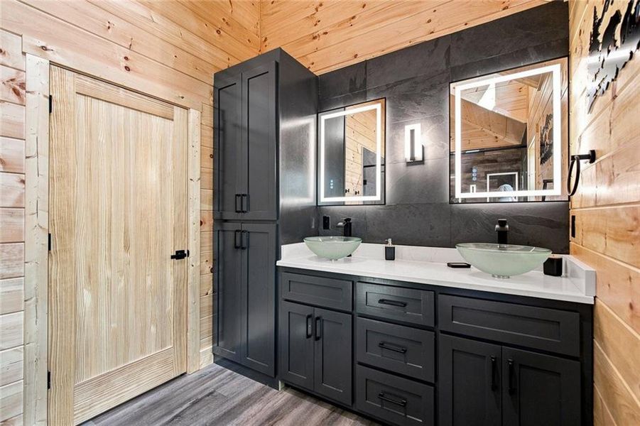 Furnished interior view inside a new home in , Ellijay (Image 18).