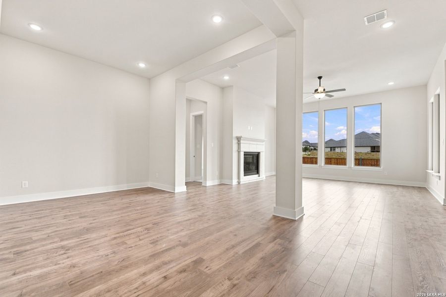 Spacious, unfurnished interior of a new home in Legacy at Lake Dunlap, New Braunfels (Image 29). Spacious, unfurnished interior of a new home in Legacy at Lake Dunlap, New Braunfels (Image 29).
