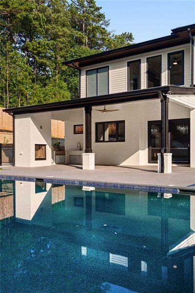Exterior details and patio area of a home in , Sugar Hill (Image 40). Exterior details and patio area of a home in , Sugar Hill (Image 40).
