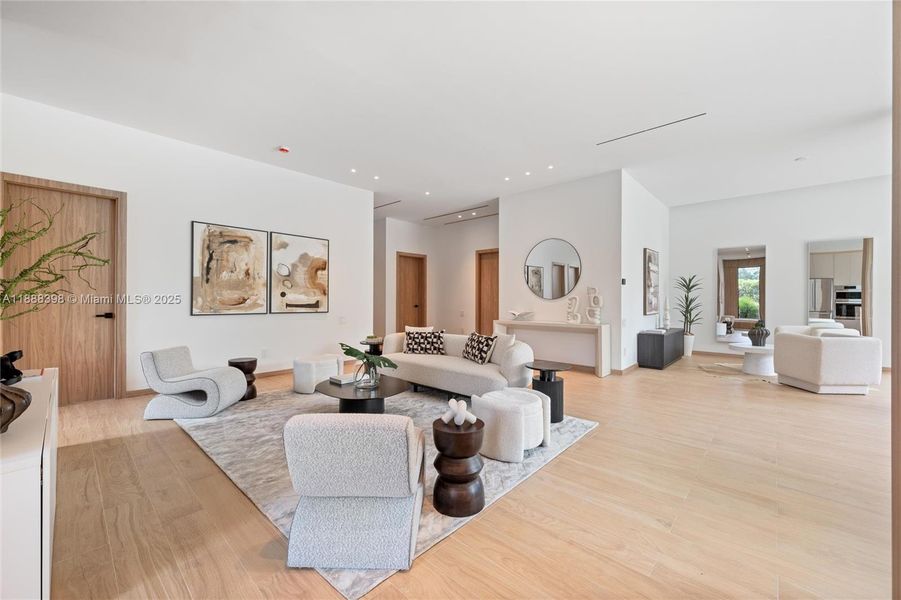 Furnished interior view inside a new home in , Miami (Image 4).