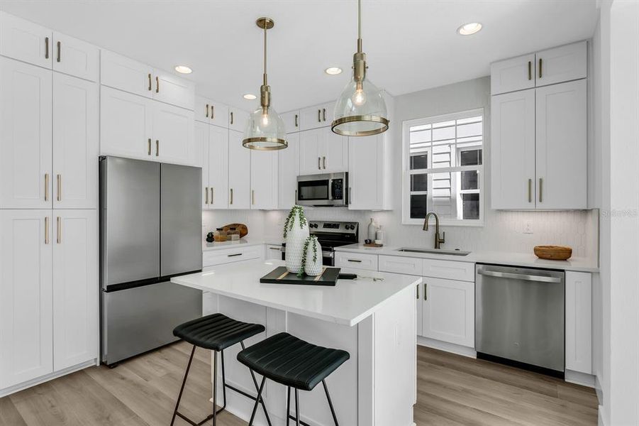 Furnished interior view inside a new home in , Tampa (Image 29).