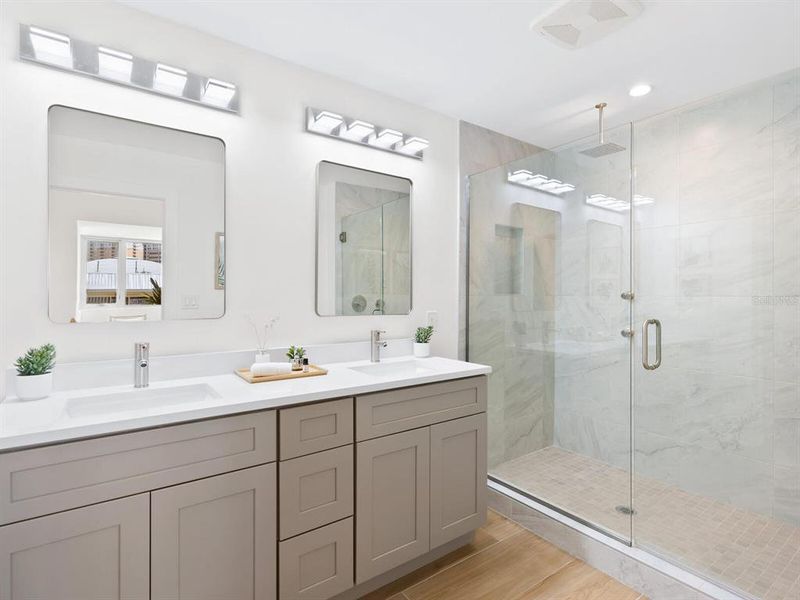 Furnished interior view inside a new home in , Sarasota (Image 11).