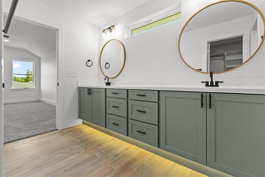 Furnished interior view inside a new home in , Lindale (Image 6). Furnished interior view inside a new home in , Lindale (Image 6).