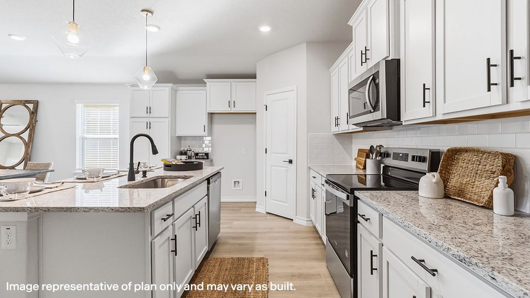Representative furnished interior of a home built from the The Gaven by D.R. Horton in The Birch at Spencer Ranch, Boerne (Image 9).