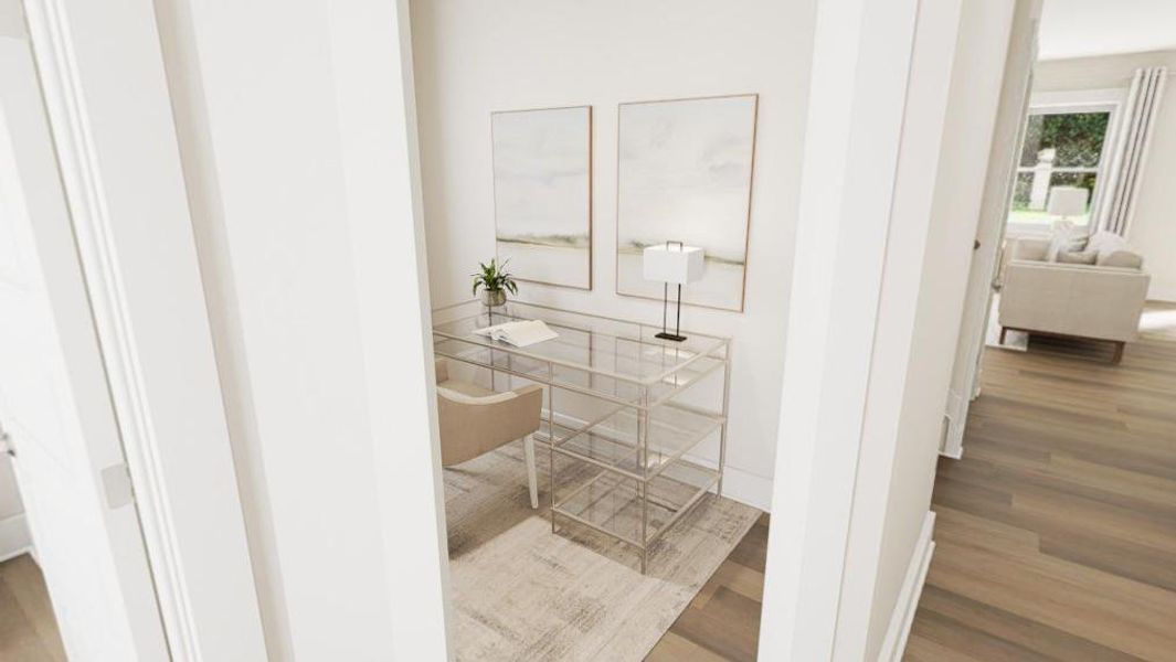 Furnished interior view inside a new home in Havenbrooke, Kernersville (Image 9).