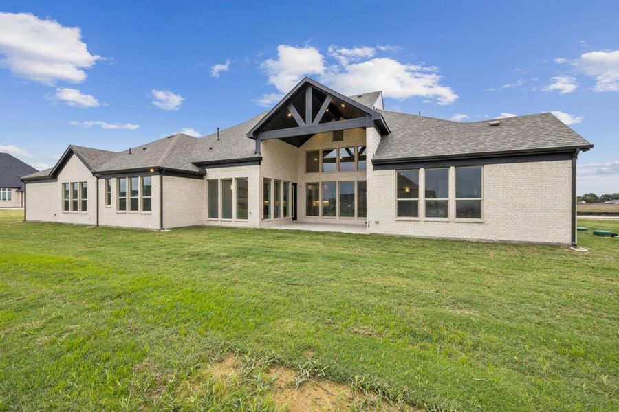 Representative exterior details of a home built from the Grand Maison III by Grand Homes in Kings Crossing, Parker (Image 3).