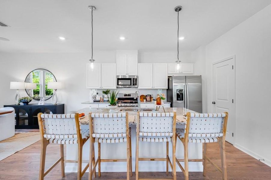Furnished interior view inside a new home in Heritage River, Euharlee (Image 18).