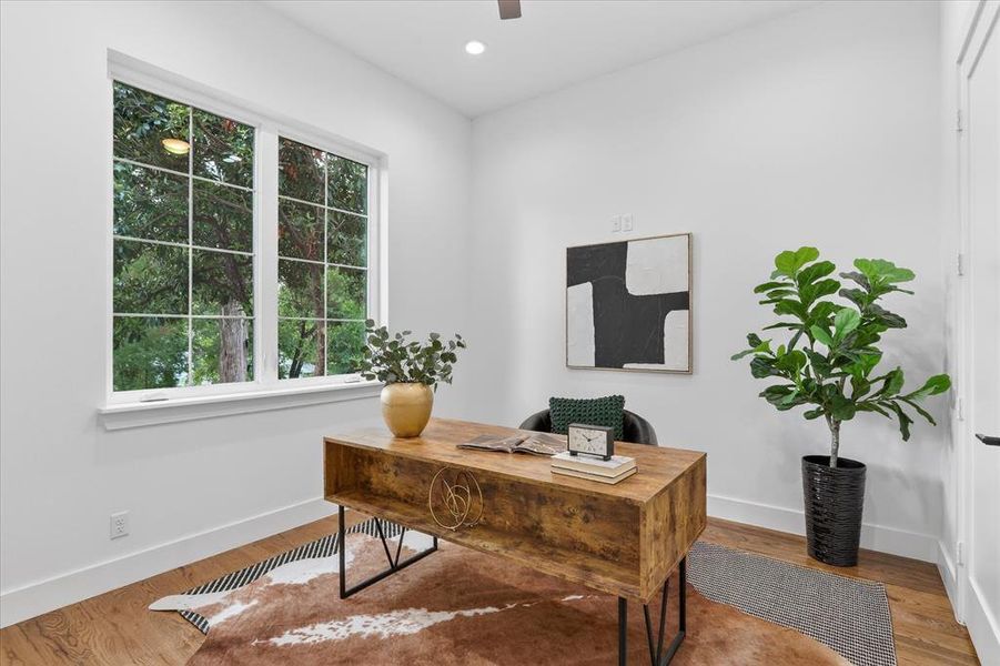 Furnished interior view inside a new home in , Dallas (Image 5).
