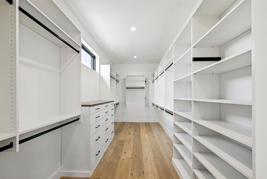 Custom Primary closet. Custom Primary closet.