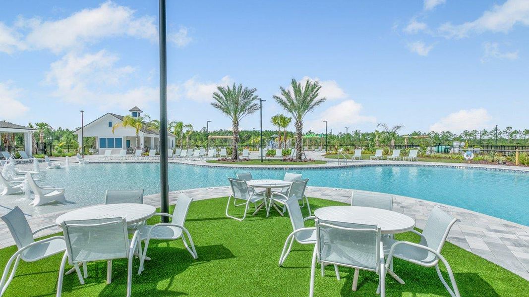 Community amenities associated with the Denham by D.R. Horton in Sawmill Branch Express, Palm Coast (Image 9).