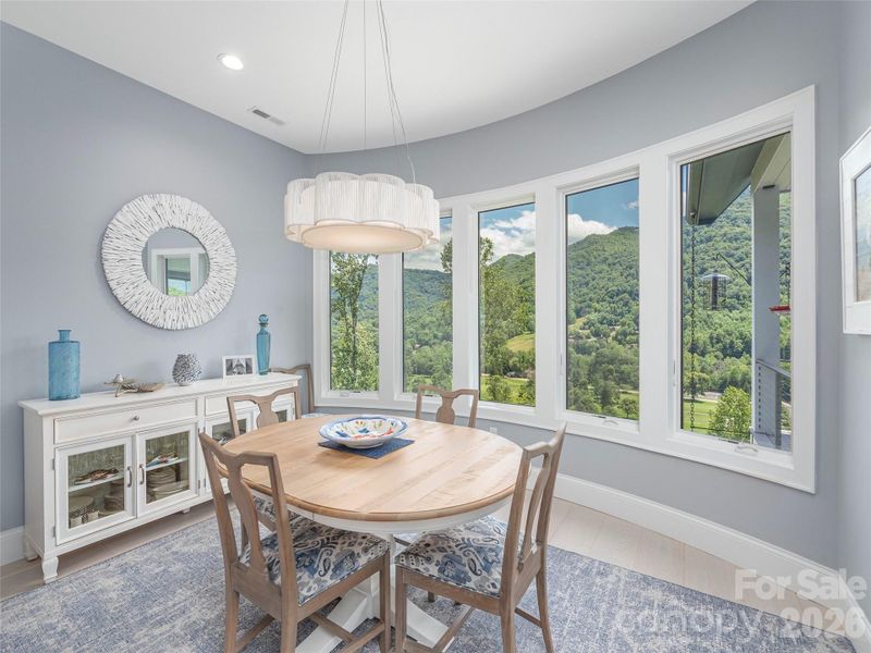 Furnished interior view inside a new home in , Maggie Valley (Image 8).