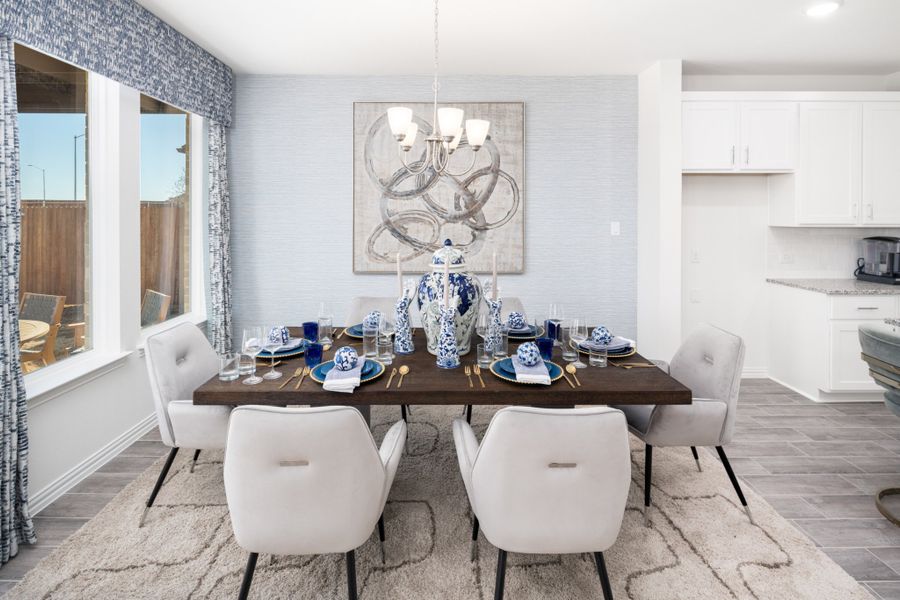 Representative furnished interior of a home built from the Kingston by UnionMain Homes in Elevon, Lavon (Image 21).