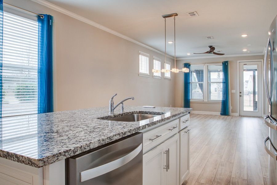 Furnished interior view inside a new home in , Summerville (Image 8).