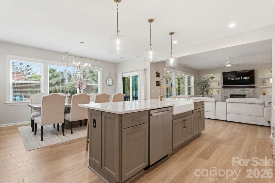 Furnished interior view inside a new home in , Charlotte (Image 13).