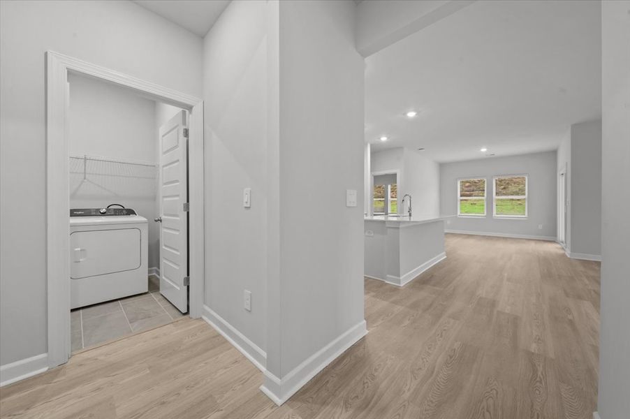 Spacious, unfurnished interior of a new home in The Farm at Wells Creek - Signature Collection, Gray Court (Image 15).