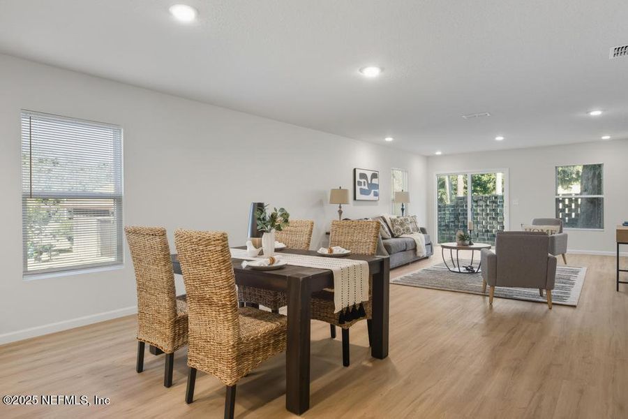 Furnished interior view inside a new home in , Jacksonville (Image 17). Furnished interior view inside a new home in , Jacksonville (Image 17).